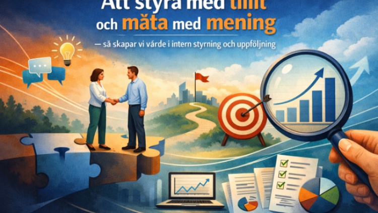 Online: Att styra med tillit och mäta med mening - så skapar vi värde i intern styrning och uppföljning